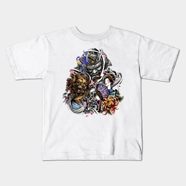 yakuza japanes Kids T-Shirt by GEULISPISAN